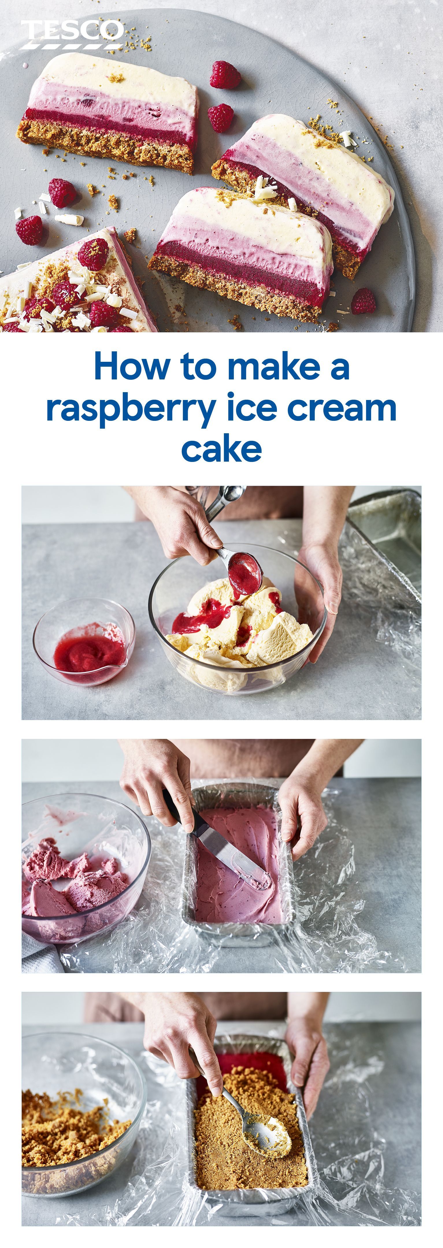 Raspberry ice cream cake -   20 cake Ice Cream summer ideas