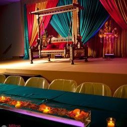 Bay Area Indian Wedding Decor Ideas | Mehndi | Sangeet | Umbrella Decor -   9 wedding Indian bay area ideas