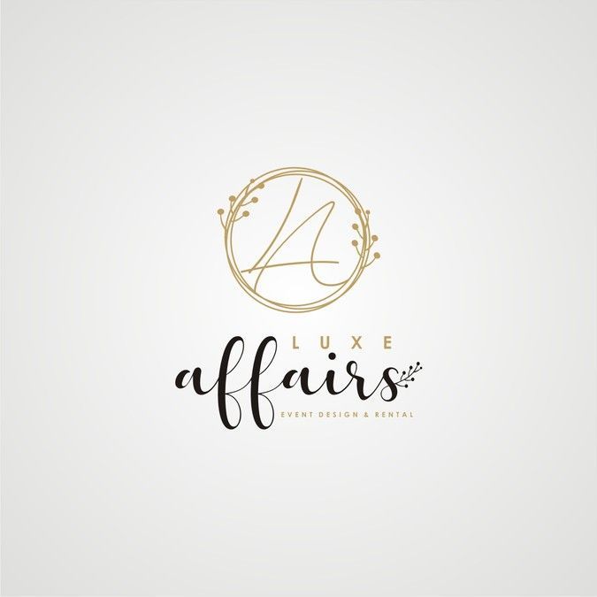 Luxury logo for event planning & decor rental | Logo & business card contest -   11 Event Planning Business logo ideas