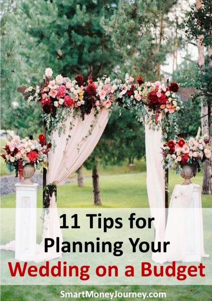 11 Tips to Plan Your Wedding on a Budget - Smart Money Journey -   11 wedding Simple on a budget ideas