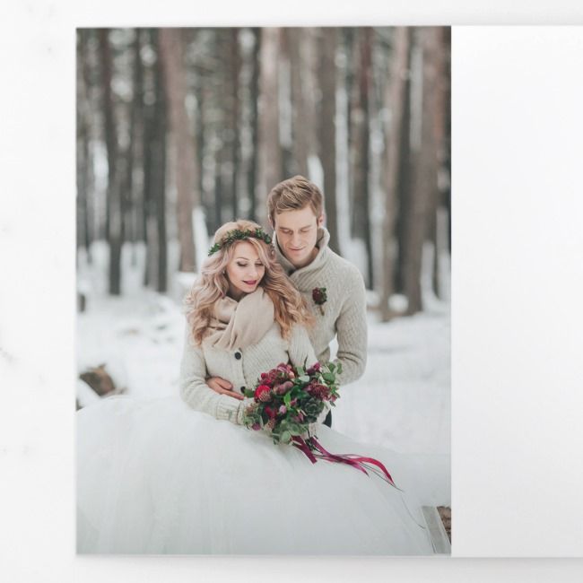 Modern Merry Winter Mint Swashes Photo Tri-Fold Holiday Card | Zazzle.com -   13 holiday Photography styling ideas