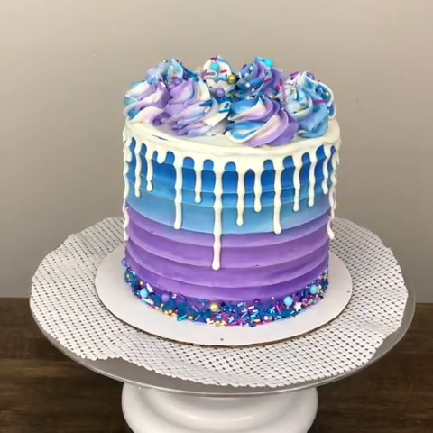 White Drip Cake -   14 cake Birthday design ideas