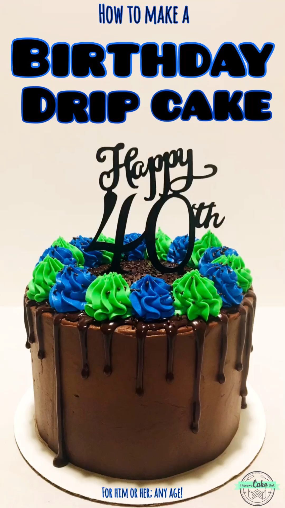 Birthday Drip Cake Recipe -   14 cake Birthday design ideas
