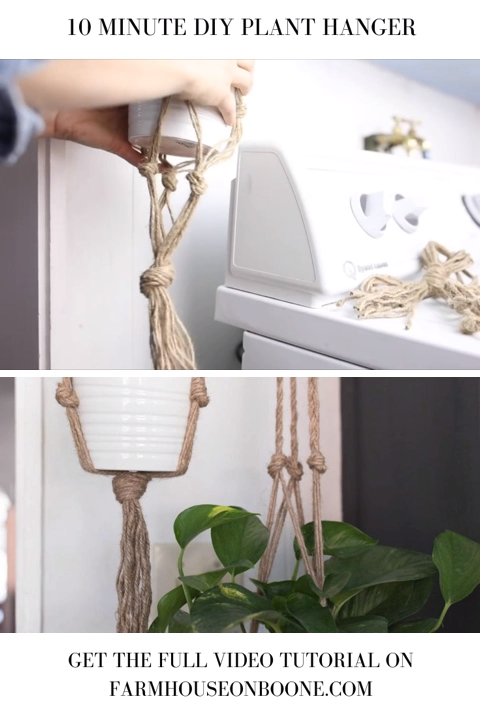 Simple DIY Plant Hanger Macrame for Beginners -   14 planting Art simple ideas