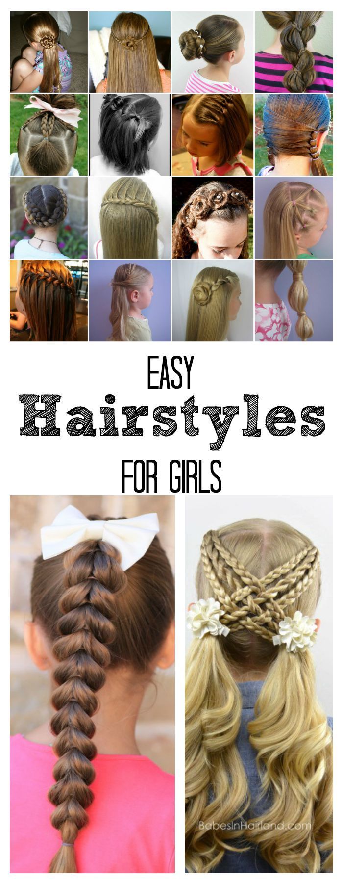 Easy Hairstyles for Girls -   15 hair for girls ideas