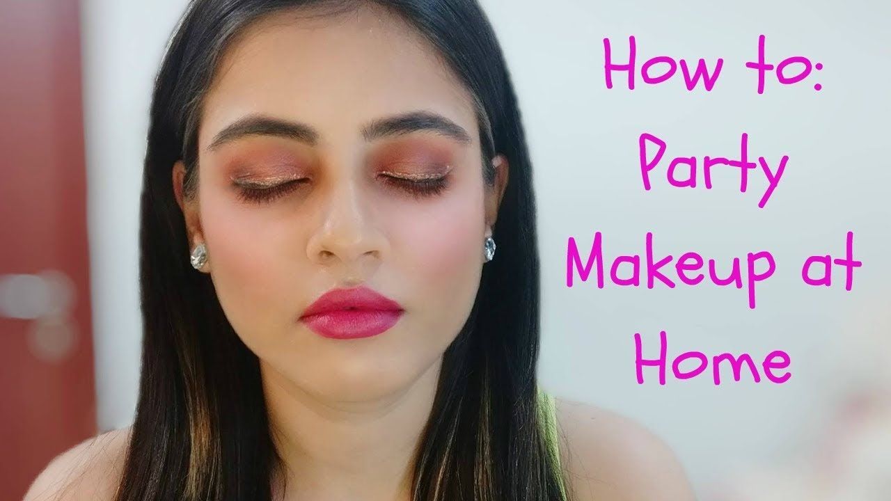 How to do Step by Step Party Makeup at Home for BEGINNERS | Noopur Says -   15 makeup Night at home ideas