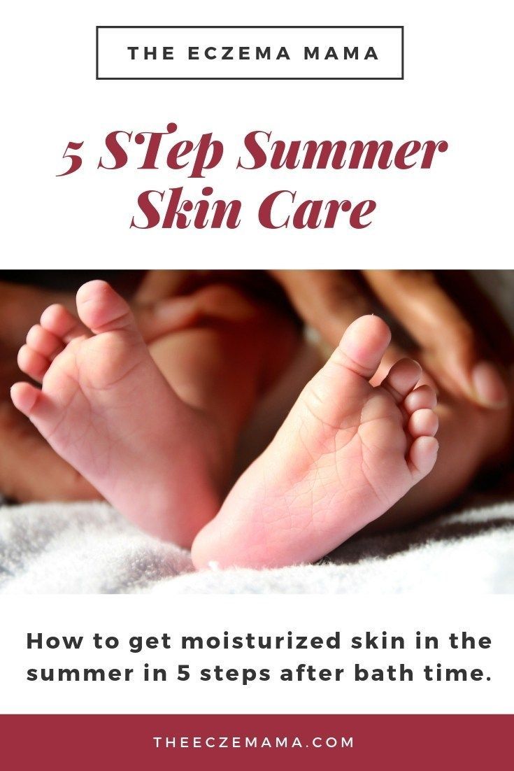 Eczema in Summer: 5 Step Summer Skin Care Routine - Eczema Mama -   15 skin care Steps summer ideas