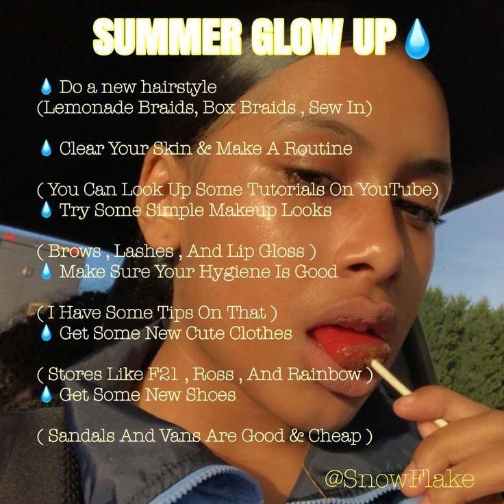 @SnowFlake This Is If You Really Wanna Glow Up Without All That Extra Shit ! -   15 skin care Steps summer ideas