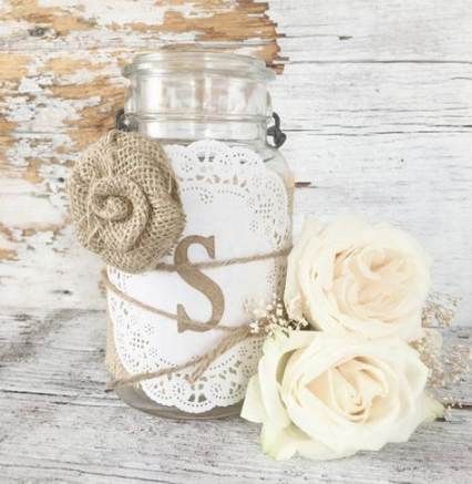Trendy Wedding Diy Rustic Centerpieces Mason Jars 39 Ideas -   15 wedding Rustic mason jars ideas
