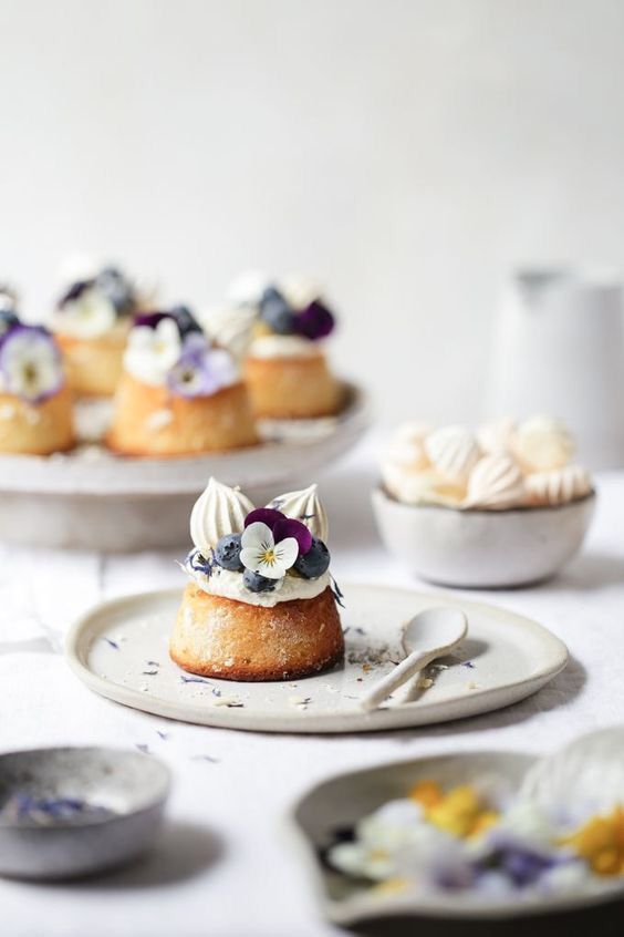 16 blueberry desserts Photography ideas