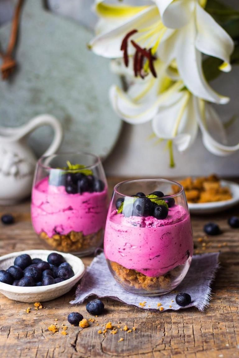 Blueberry Mousse - Bake with Shivesh -   16 blueberry desserts Photography ideas