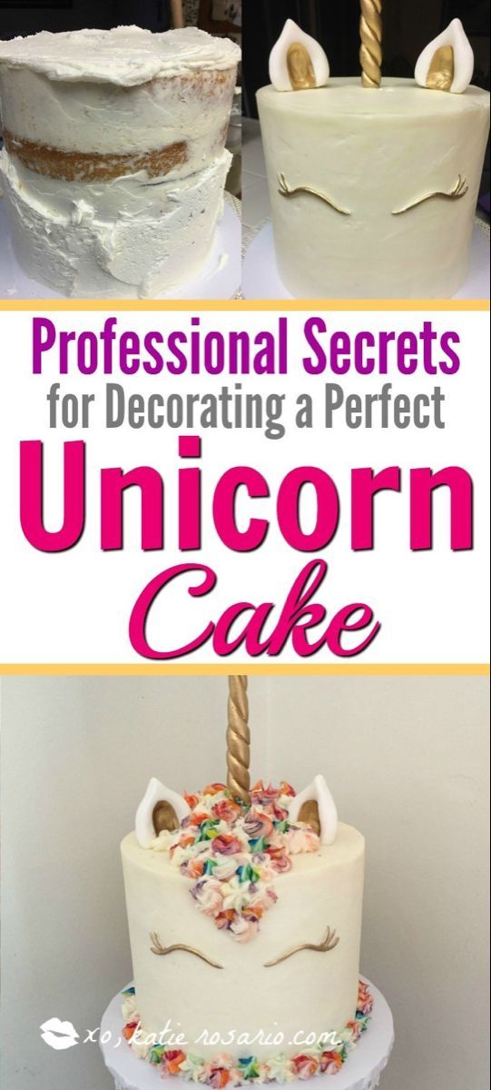 How to Make a Magical Unicorn Cake - XO, Katie Rosario -   16 cake Unicorn simple ideas