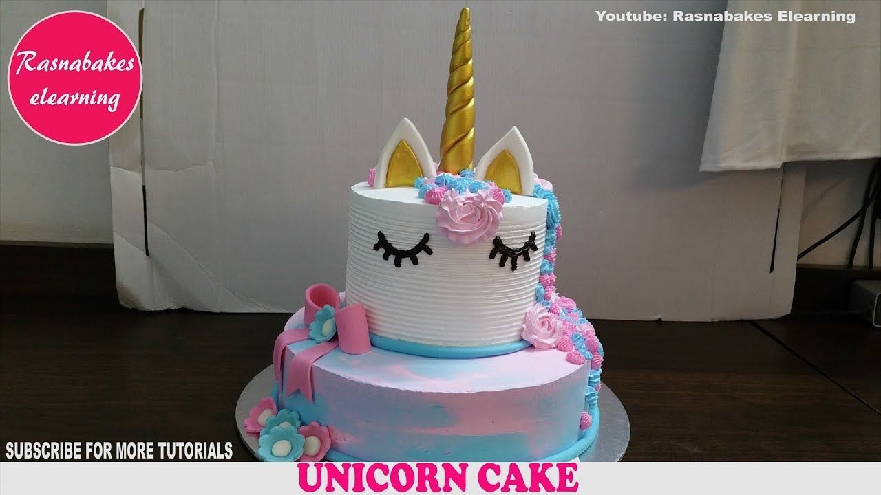 unicorn theme birthday cake ideas design decorating tutorial video -   16 cake Unicorn simple ideas