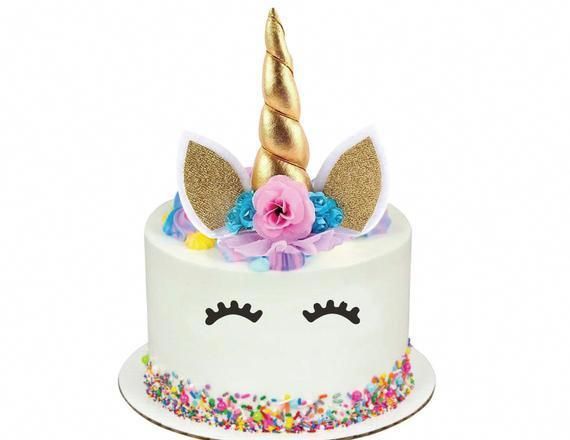 UNICORN Cake Topper, Unicorn Birthday, Unicorn Party Decorations for Birthday Party or Baby Shower -   16 cake Unicorn simple ideas