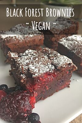 Black Forest Brownies ~ Vegan ~ -   16 desserts Vegan francais ideas