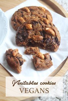 Cookies vegans simples et d?licieux - BobieandBow -   16 desserts Vegan francais ideas