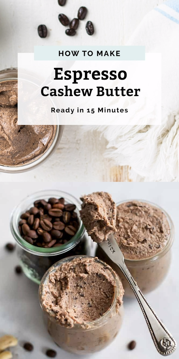 Espresso Cashew Butter -   16 desserts Vegan francais ideas