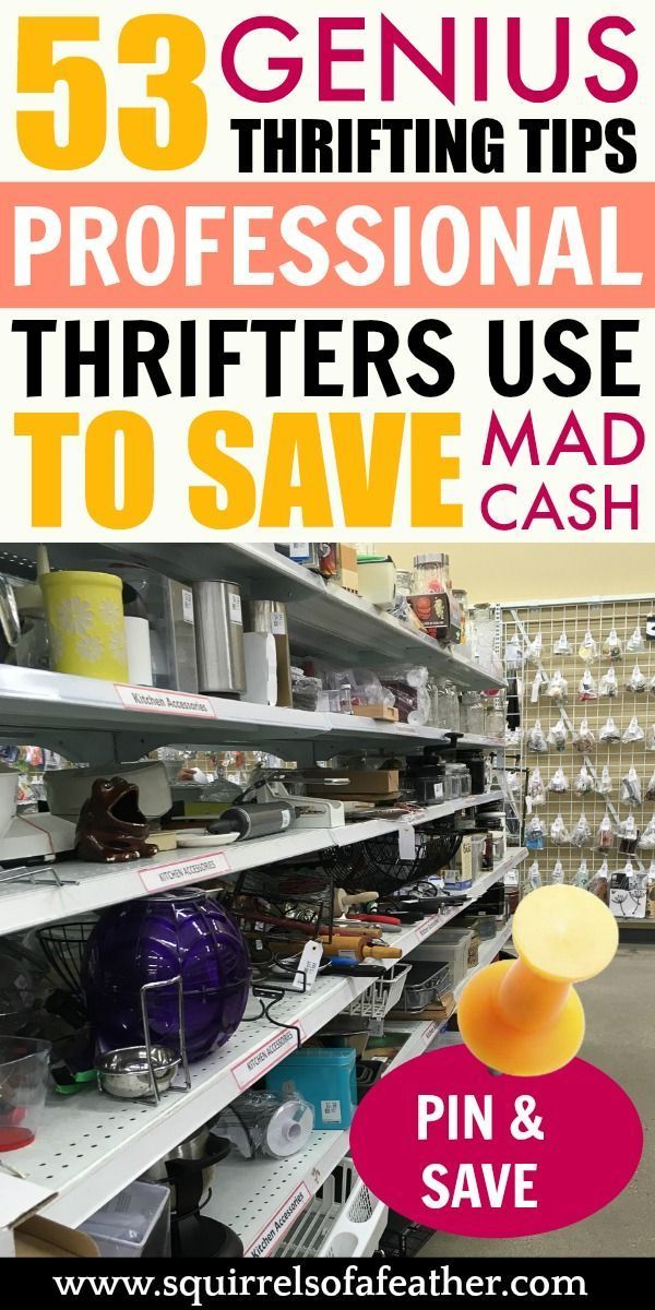 53 Killer Thrift Store Tips for Ride-or-Die Thrifting Fans -   16 diy projects To Make Money tips ideas