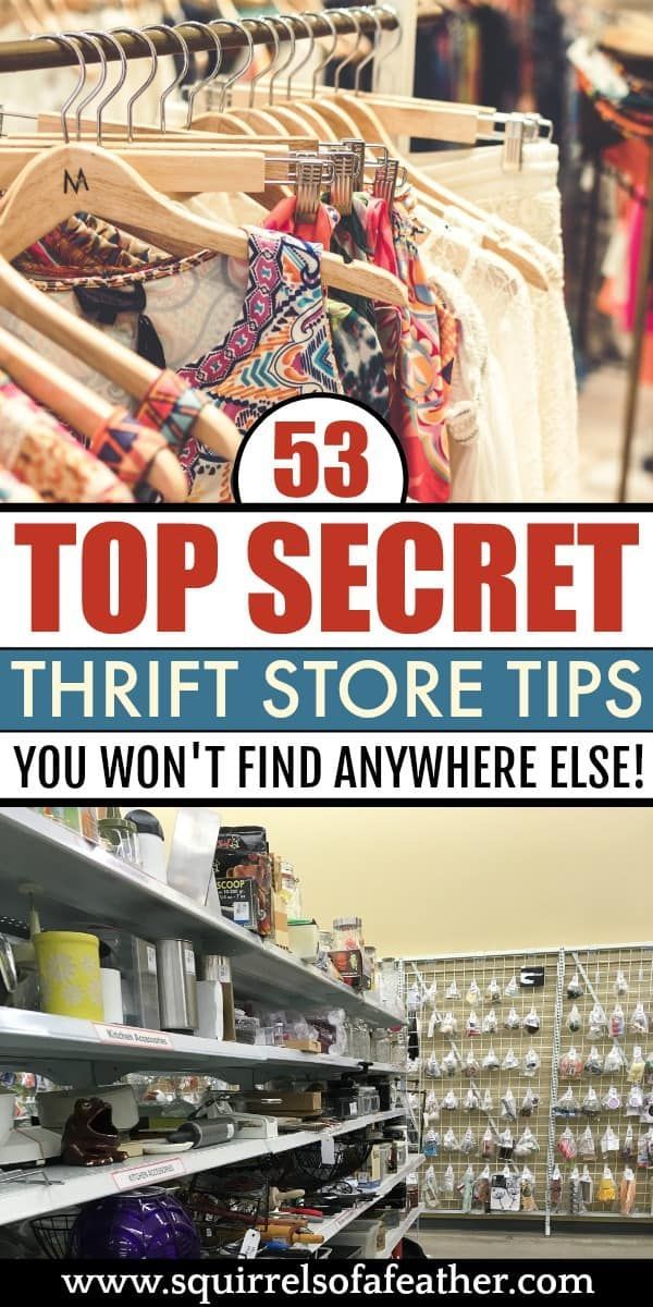 53 Killer Thrifting Tips the Pros Use to Score Big at the Thrift Store -   16 diy projects To Make Money tips ideas