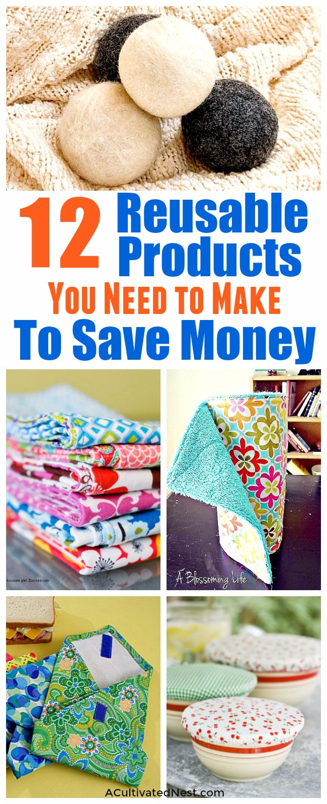 Replace Disposable Products with Reusable Ones- A Cultivated Nest -   16 diy projects To Make Money tips ideas