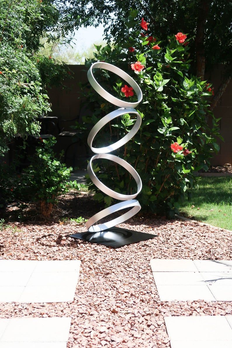 Large Mid Century Modern Metal Sculpture Art Abstract Simple Contemporary Decor Modernist by Petrykowski Artworks -   16 planting Art sculpture ideas