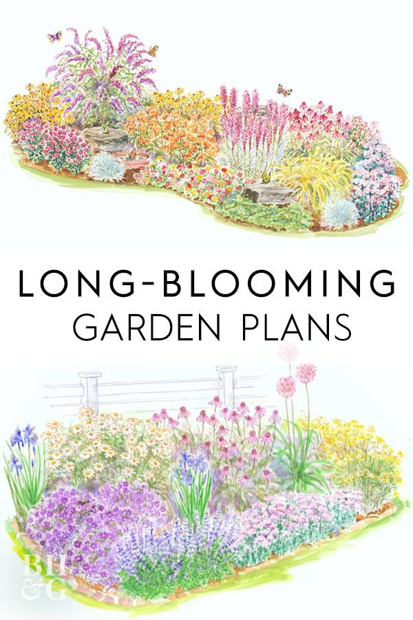 Long-Blooming Garden Plans -   16 planting Garden thoughts ideas