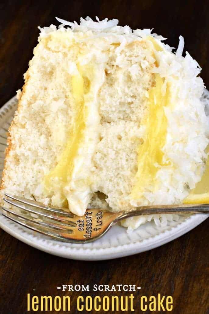 The Best From Scratch Lemon Coconut Cake Recipe -   17 cake Coconut mom ideas