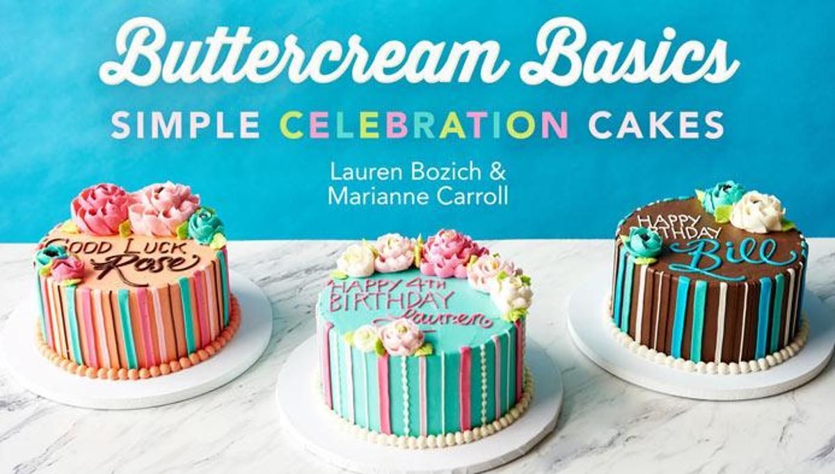 Buttercream Decorating Basics: Simple Celebration Cake Class | Bluprint -   17 cake Easy decoration ideas