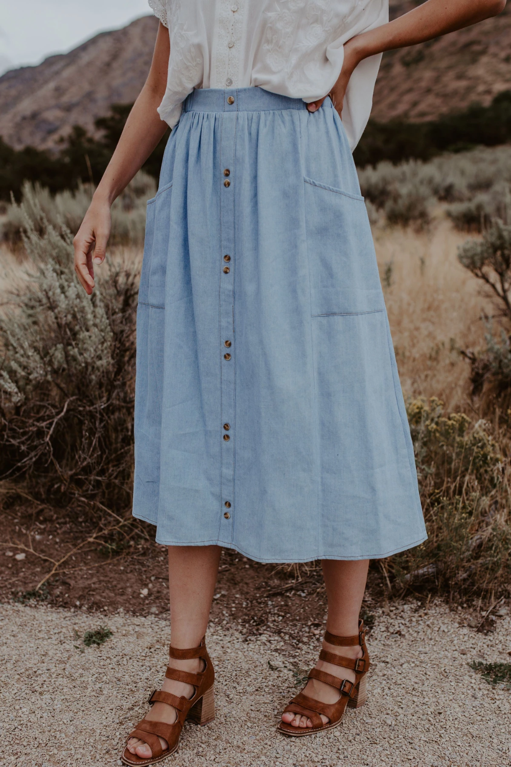 True Blue Denim Skirt - 2 Colors -   17 denim dress Outfits ideas