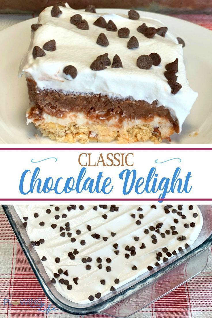 Chocolate Delight -   17 desserts Pudding cool whip ideas