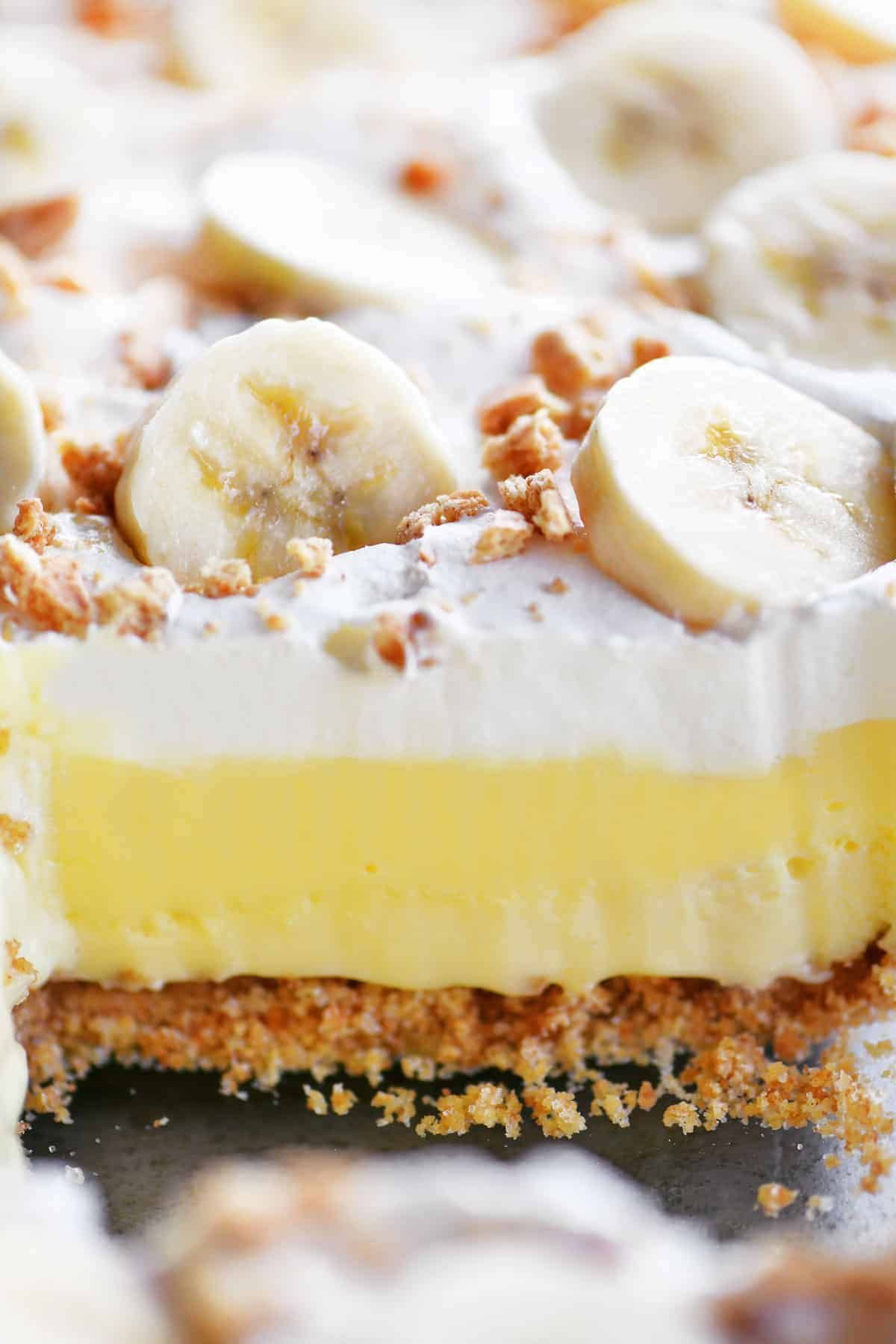Banana Cheesecake Dessert - The Gunny Sack -   17 desserts Pudding cool whip ideas