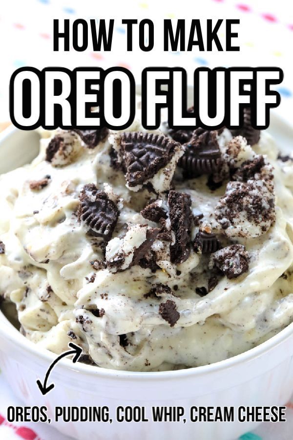 Oreo Fluff Dessert -   17 desserts Pudding cool whip ideas