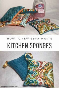 DIY Zero Waste Kitchen Sponge -   17 diy projects Sewing pictures ideas