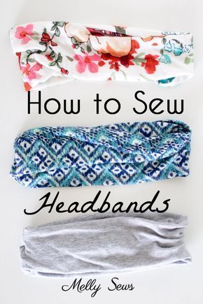 How to Sew a Headband - Melly Sews -   17 diy projects Sewing pictures ideas