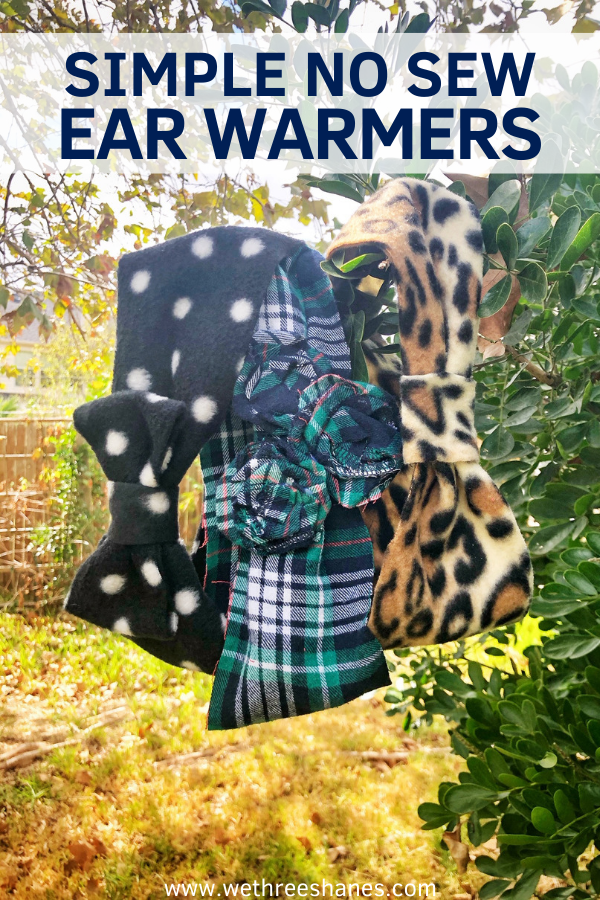 DIY No Sew Ear Warmers - 3 Ways | We Three Shanes -   17 diy projects Sewing pictures ideas