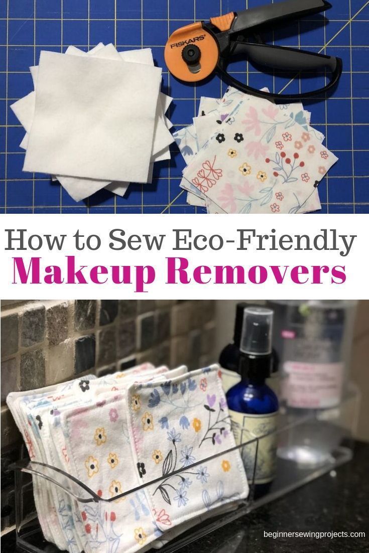 Reusable Makeup Remover Pads -   17 diy projects Sewing pictures ideas
