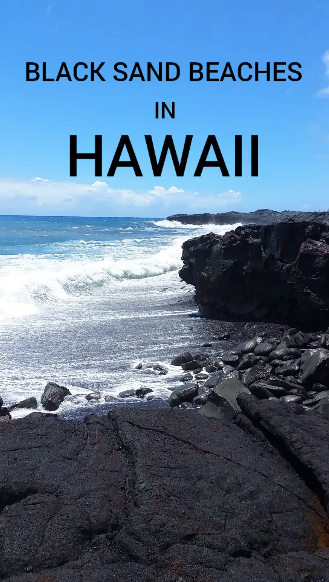 Black sand beaches in Hawaii рџЊґ US beach vacation ideas -   17 unique holiday Destinations ideas