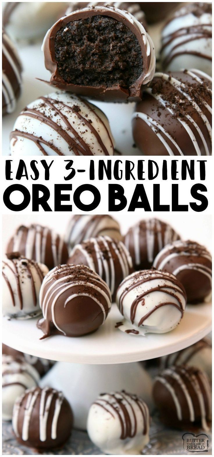 BEST OREO BALLS - Butter with a Side of Bread -   18 desserts Oreo 3 ingredients ideas