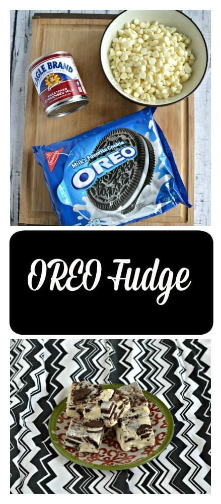 This creamy and delicious OREO Fudge has just 3 ingredients in it! -   18 desserts Oreo 3 ingredients ideas