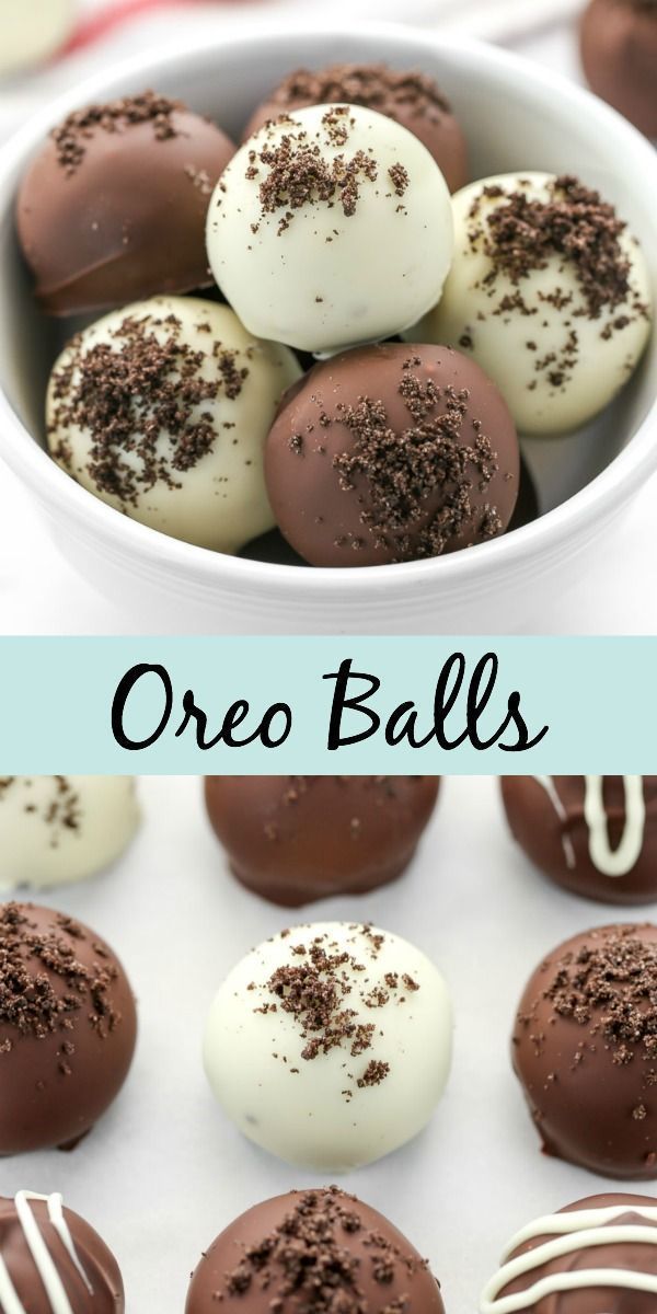 Oreo Balls -   18 desserts Oreo 3 ingredients ideas