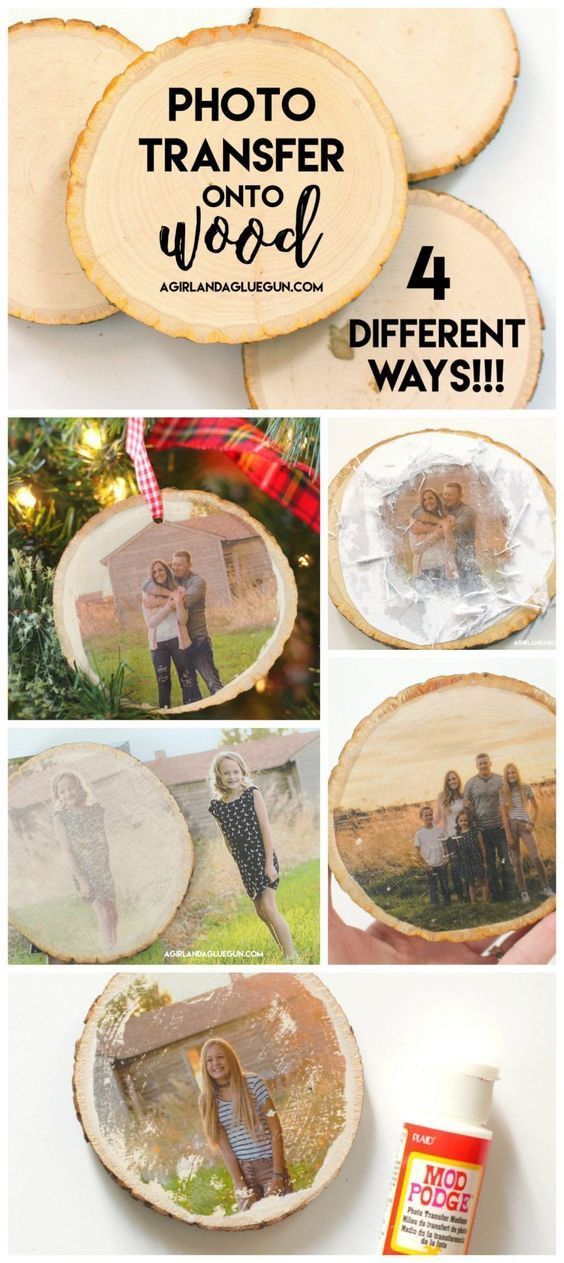 How to transfer photos on wood -4 different ways - A girl and a glue gun -   18 diy projects Wedding photo transfer ideas