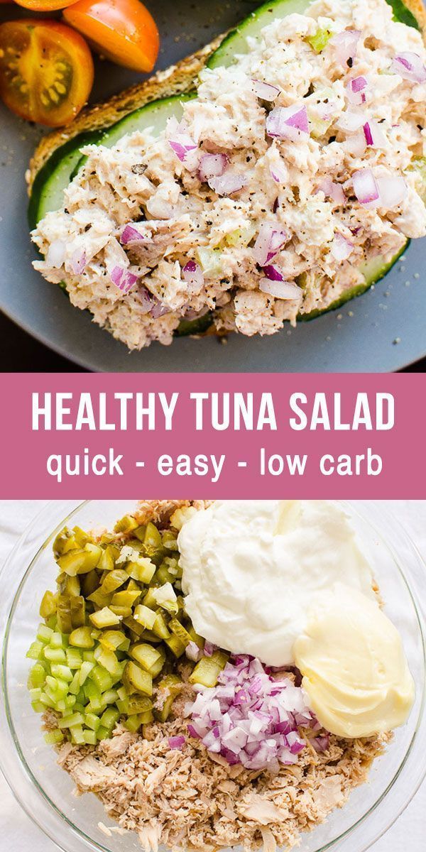 Healthy Tuna Salad (That Tastes Good) - iFOODreal - Healthy Family Recipes -   19 healthy recipes Meal Prep families ideas