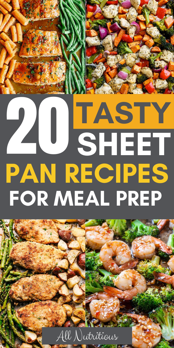 20 Tasty Sheet Pan Recipes for Meal Prep -   19 healthy recipes Meal Prep families ideas