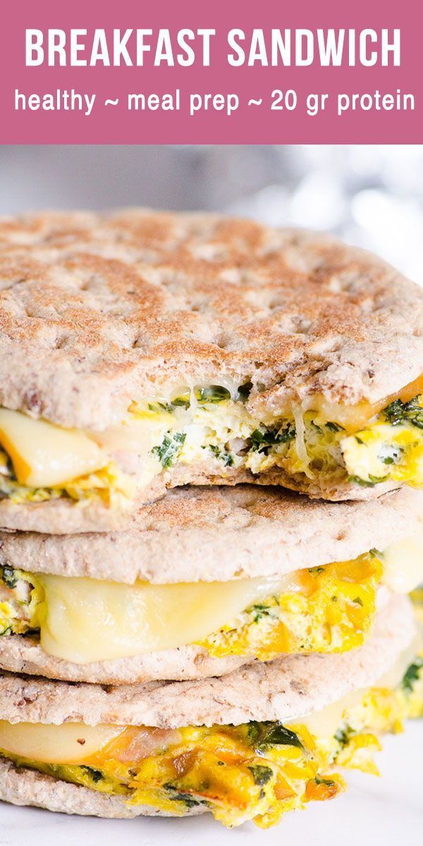 Healthy Breakfast Sandwich - iFOODreal -   19 healthy recipes Meal Prep families ideas