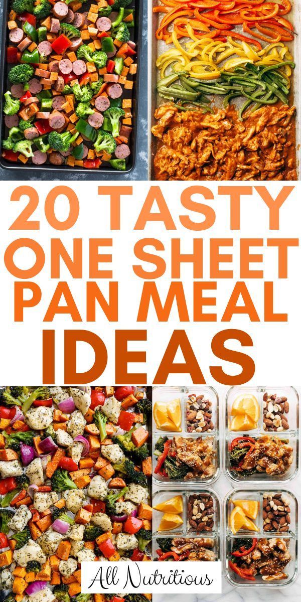 20 Tasty One Sheet Pan Meal Ideas -   19 healthy recipes Meal Prep families ideas