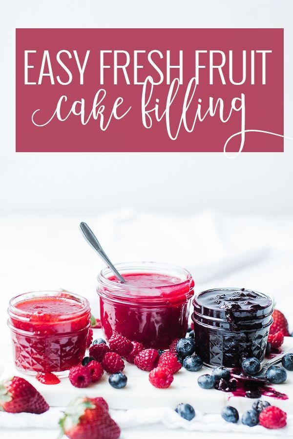 Fresh Fruit EASY Cake Filling Recipe | Oh So Delicioso -   20 cake Fruit deserts ideas
