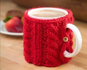 10 Free Drink Cozy Patterns For National Beverage Day -   20 knitting and crochet Patterns cup cozies ideas