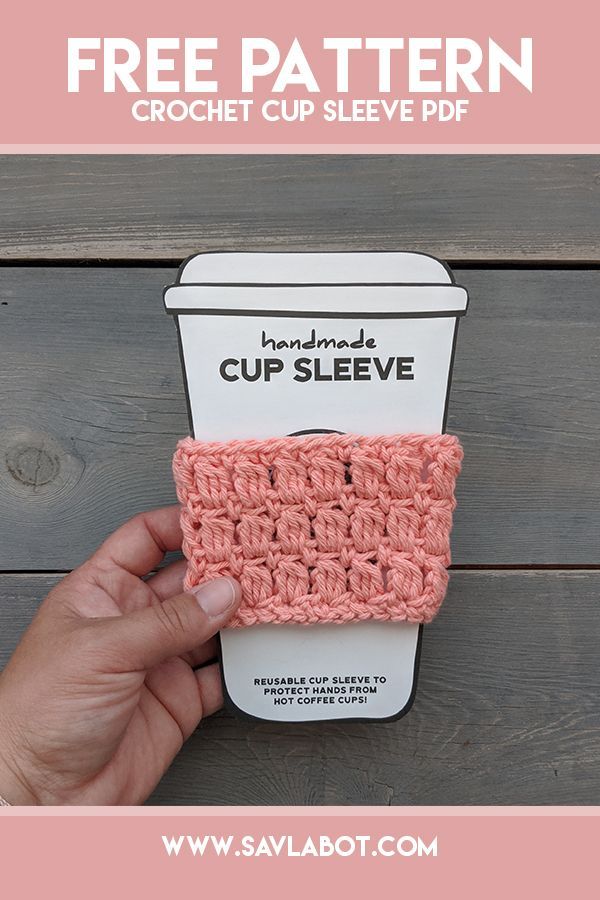 Free Cup Cozy/Sleeve Pattern -   20 knitting and crochet Patterns cup cozies ideas