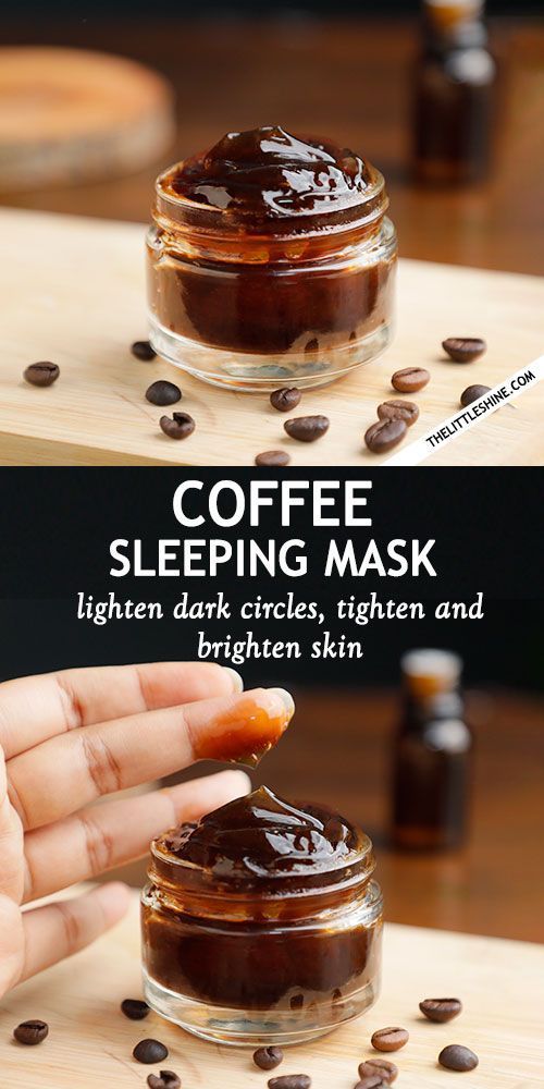Coffee Sleeping Mask -   21 skin care Face sleep ideas