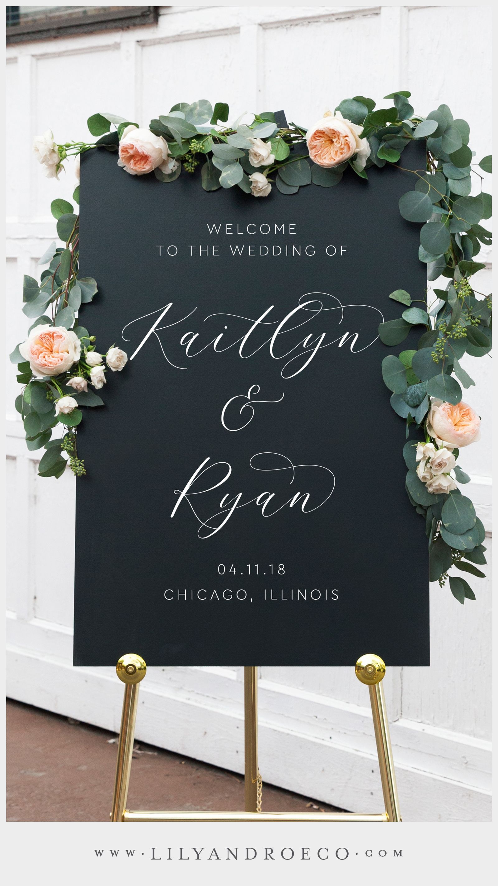 Beautiful Welcome Signs for Wedding Receptions -   21 wedding Elegant decoration ideas